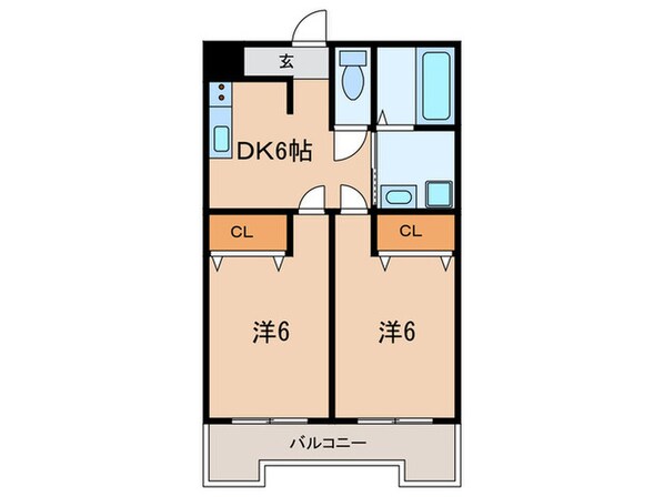 Ks Court 夙川の物件間取画像